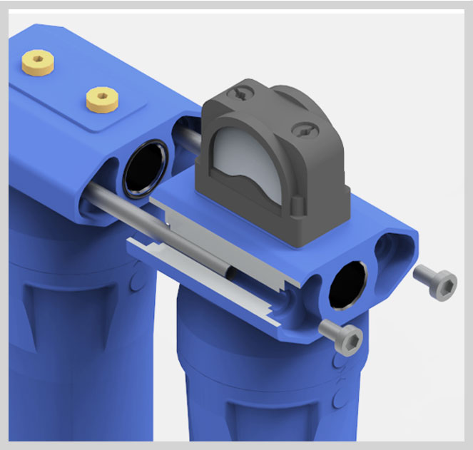 o encaixe do Filtro de ar APF