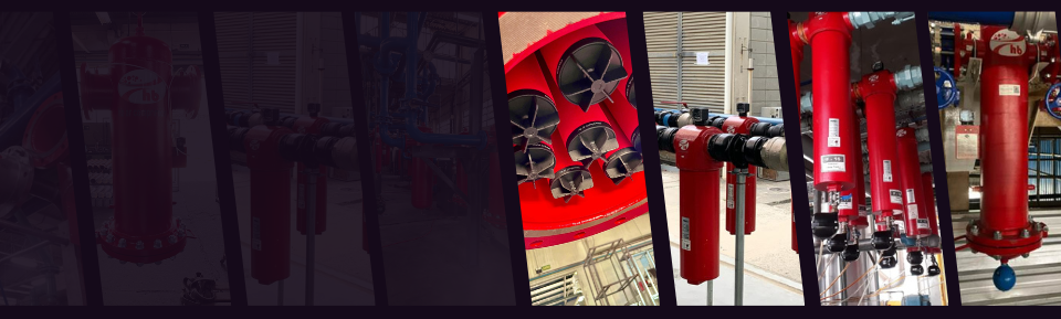 várias instalações com filtros para ar comprimido