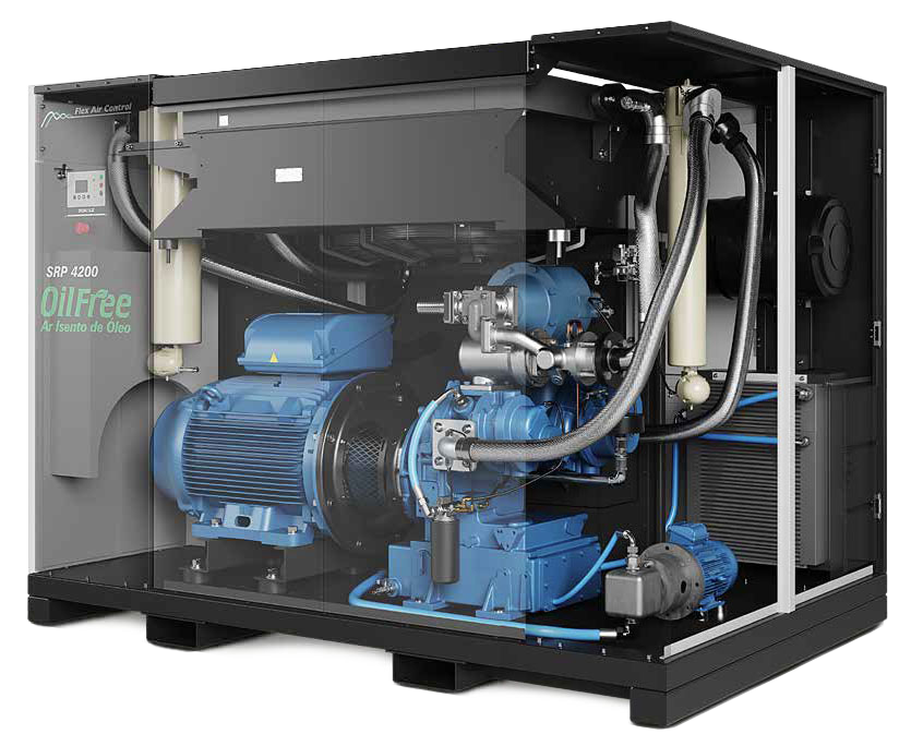 Compressores de Parafuso SRP 4000 Flex Oil Free