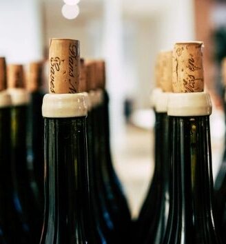 Garrafas de vinho, envasamento
